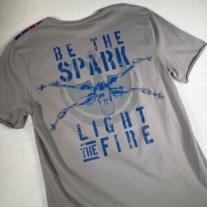 Star Wars‎ Galaxy's Edge Resist T-Shirt Men's S Spark Light Fire